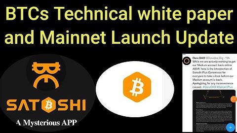 Core Mainnet Launch Announcement || Satoshi BTC Mining || Core Mining || BTCs || Core coin || CORE