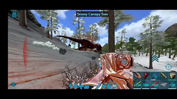 Ark Mobile ( Brutal ) Kill Alpha T - Rex + Tek Rifle | Hero Gaming YT