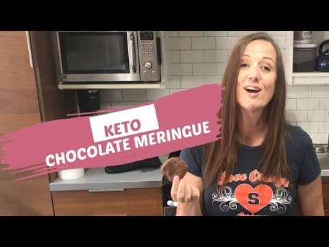 KETO CHOCOLATE MERINGUE COOKIES (What do do with left over EGG WHITES) hqdefault