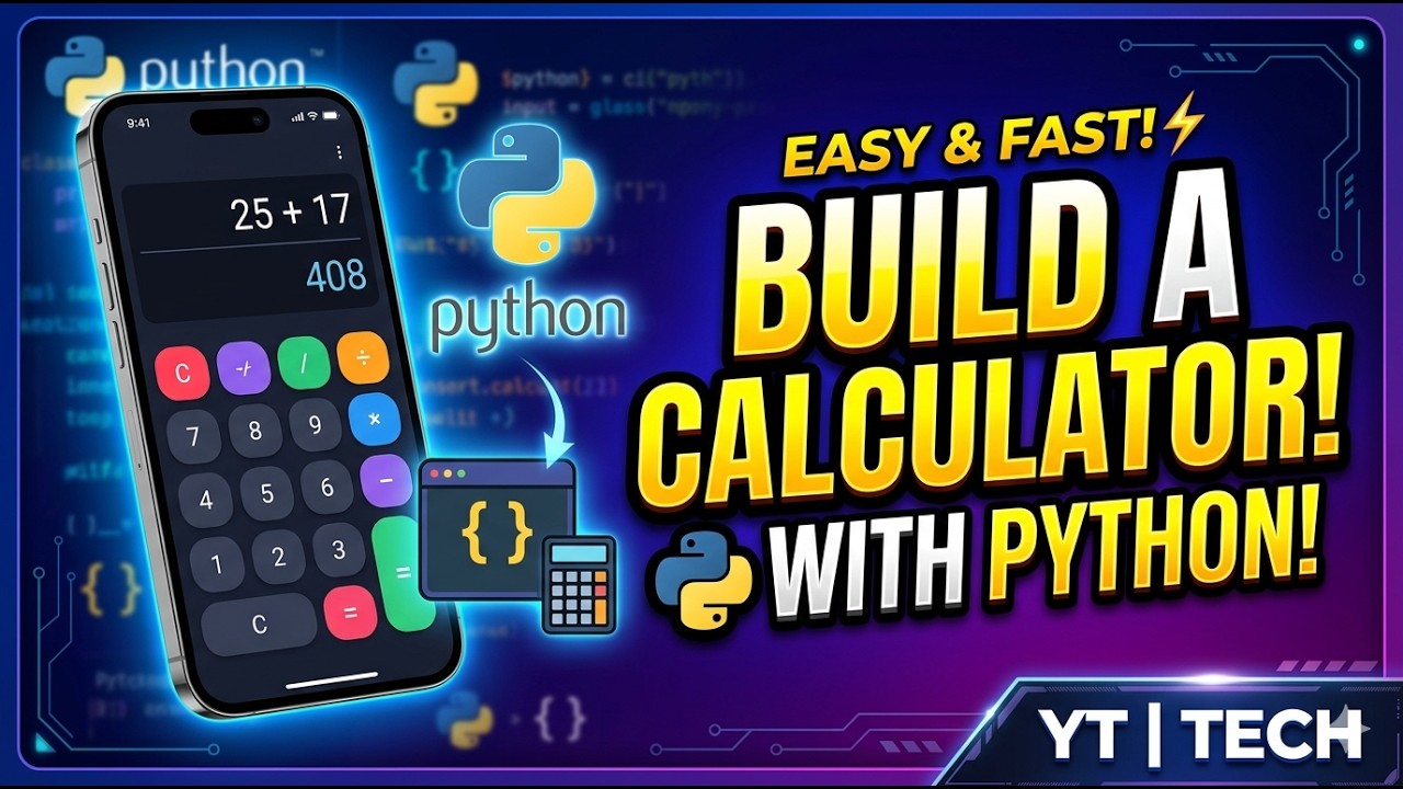 I Built a Calculator in Python in 10 Minutes! 🐍 - YouTube