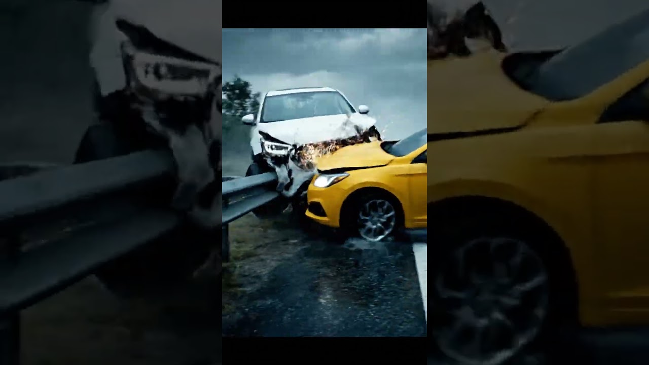 Realistic Highway Car Crash Simulation #24 – AI Generated