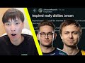 Inspired flames jensen for their finals loss  doublelift reacts to fly inspireds interview