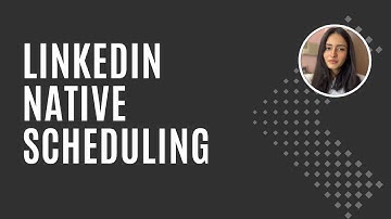 How to schedule your LinkedIn posts natively? LinkedIn native scheduling