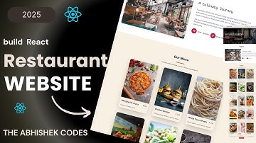 How to build a Restaurant Website in React JS & Tailwind CSS | Frontend Project (Hindi Step-by-Step)