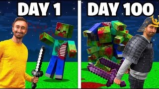 I Survived 100 Days In The Craziest Minecraft Zombie Mods!