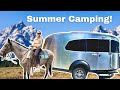 Airstream basecamp 20x summer camping  the best rv campground near grand tetons