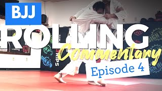 BJJ - 44-year-old Brown belt VS 26-year-old White belt - Rolling Commentary Ep. 4