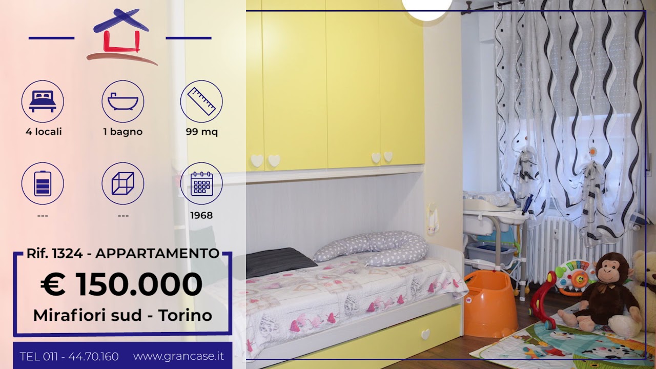 Rif 1324 - VENDITA TORINO Zona Mirafiori Sud Via Roveda - YouTube