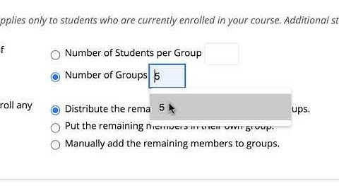 Creating Groups and Group Discussions in Blackboard
