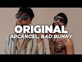 Arcángel, Bad Bunny - Original (Letra) | No confunda' un lobo con un husky
