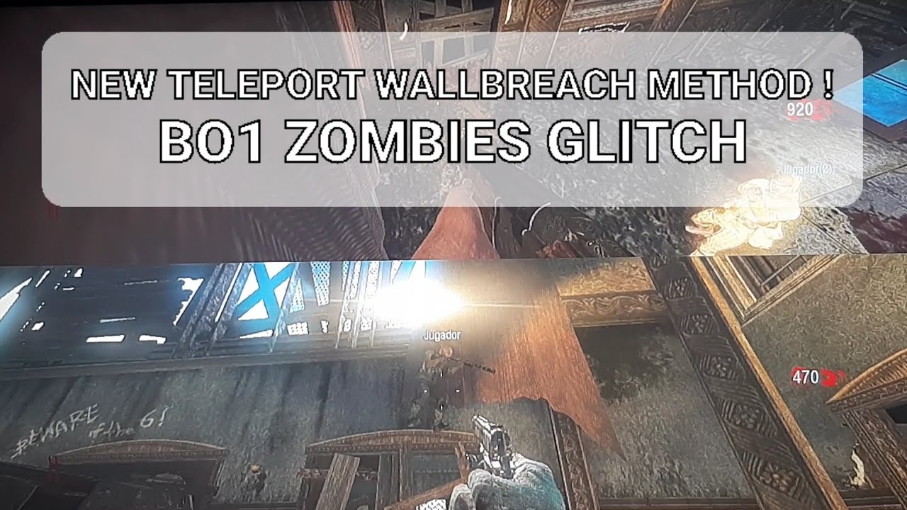 Teleport Wallbreach Bo1 zombies Glitch !!! YouTube