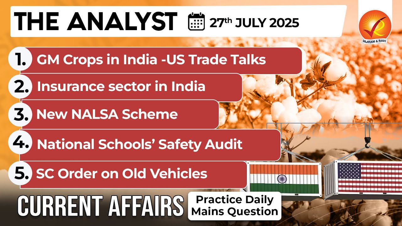 Daily Newspaper Analysis 27th July 2025 | The Hindu Analysis | Indian ...