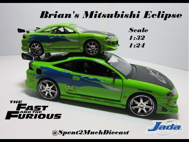 Jada Toys 1:24 Fast & Furious Brian's Mitsubishi Eclipse Play