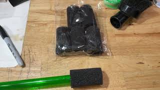 How to make your own pre-filter for your canister filter so it will not suck up small fry.