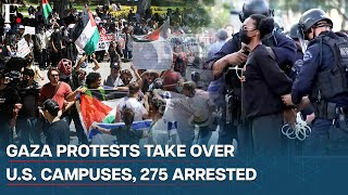 US: Pro-Palestine Protests Intensify at Universities, Over 200 Arrested; White House Urges \\