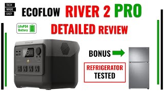 DETAILED REVIEW EcoFlow River 2 PRO Review & Testing solar generator