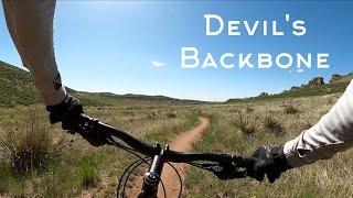 Mountain Biking the Devil's Backbone Open Space, Hidden Valley Trail, Larimer County Colorado