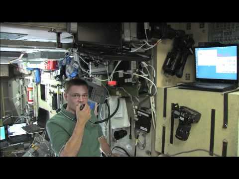 Space Station Crew Uses HAM Radio to Call Earth