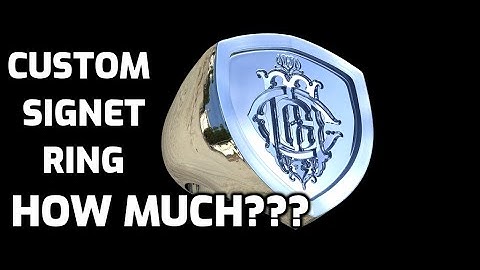 2024 Make A Custom Signet Ring With Zbrush in 15 Minutes, Make $120 Profit!