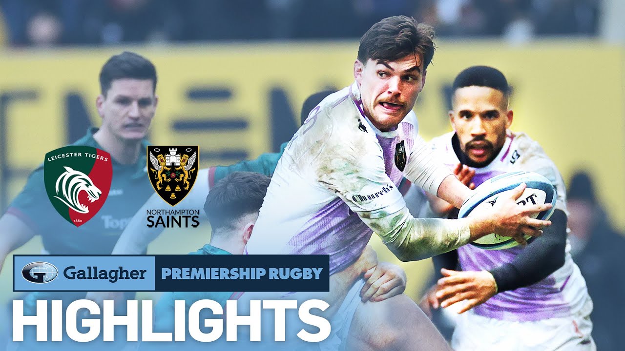 Leicester v Northampton - HIGHLIGHTS A Tense Narrow Victory Gallagher Premiership 2022/23