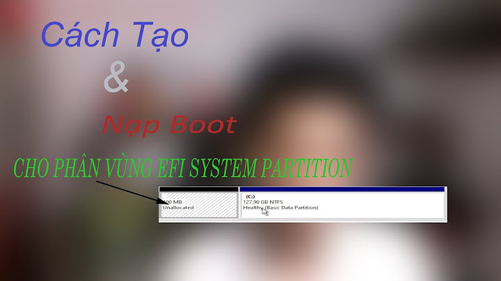 Efi system partition windows 10 là gì cách ẩn năm 2024