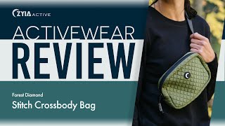 Forest Diamond Stitch Crossbody Bag #1077