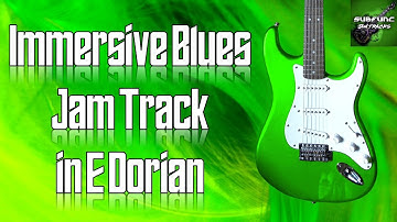 Immersive Blues Jam Track in E Dorian 🎸 Guitar Backing Track