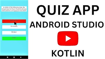 QUIZ APP ANDROID STUDIO TUTORIAL KOTLIN || SOURCE CODE