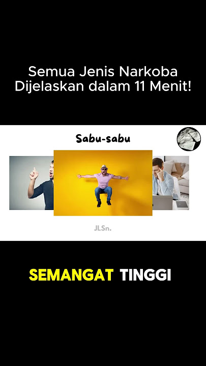 Semua Jenis Narkoba Dijelaskan dalam 11 Menit! (Sabu-sabu) #facts #education #science  #edukasi
