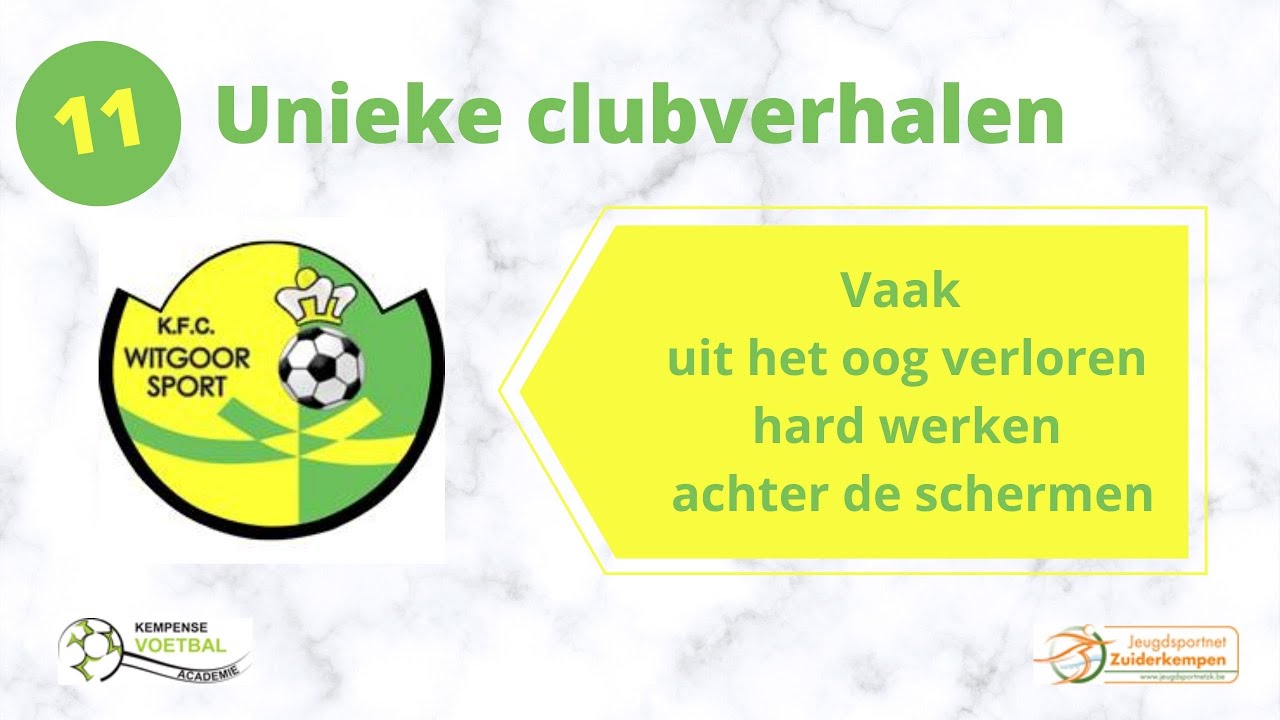 KFC Witgoor Sport - Uniek clubverhaal