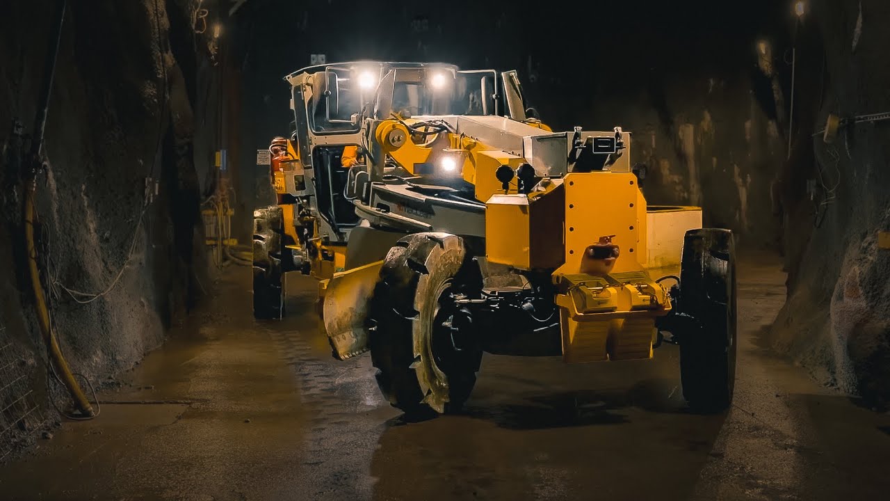 Road Grader for Mining Tunnels