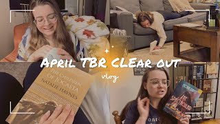 TBR Clear Out Vlog | April 2024