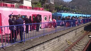 【祝❗】めでたい電車さちとかいの子供誕生❗in 加太駅 【出迎え式典】