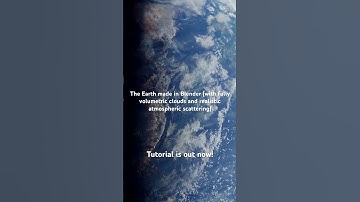 Earth cinematic made in Blender #cgianimation #blender #blendertutorial #space #vfx