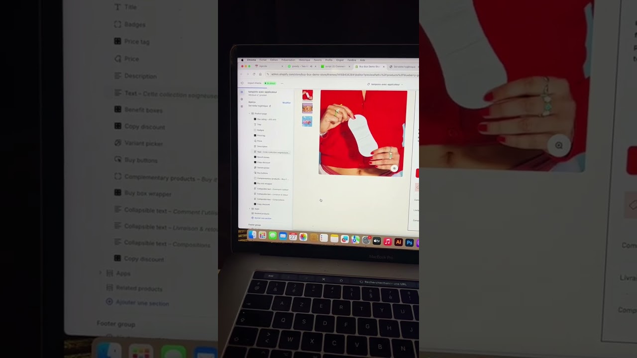 Ajoute ce bloc pour les soldes 