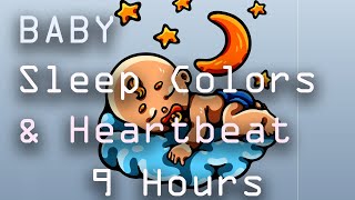 Baby 👶 Sleep Sounds Soft Colors Heartbeat Soothing Nap 9 Hours screenshot 4