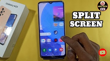 How To Split Screen in Samsung A23 | Samsung Galaxy A23 में Split Screen कैसे करें | @akstech4u