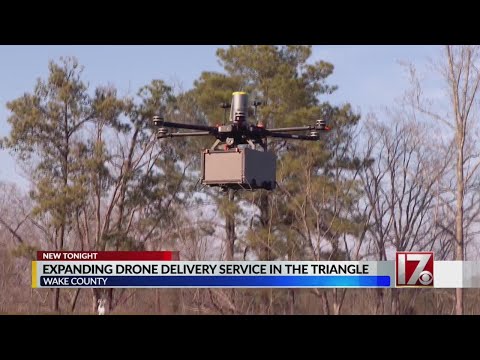 Drone deliveries take off in Holly Springs