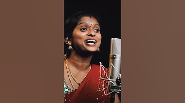 Thumbnail of pushpa movie song saami saami singer 🔥Rajalakshmi Senthil cute reaction 🤗🥰 #shorts #trinding