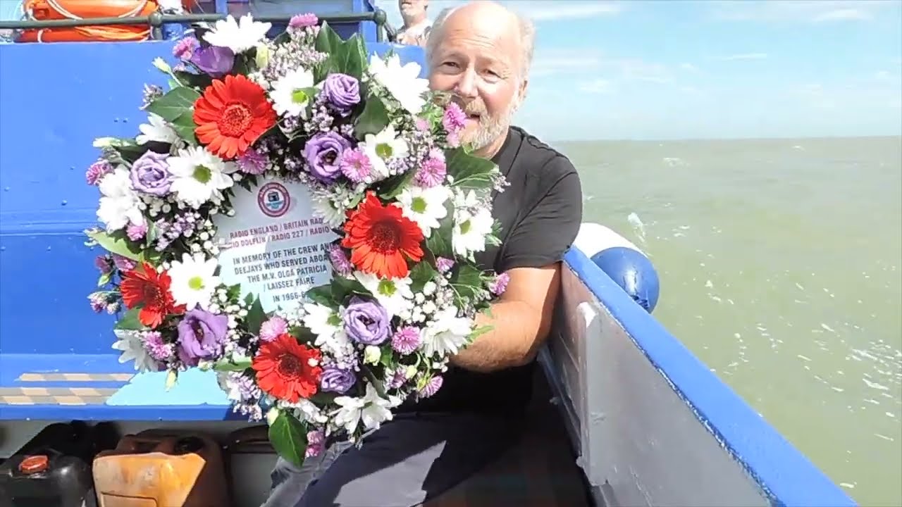 The Last Tender - We celebrate the former Offshore Radio stations by laying wreaths at sea.