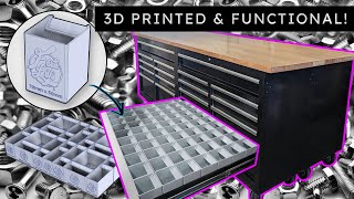 Designing and 3D Printing Drawer Organisers for a Custom Workshop Workbench | DIY Engineering