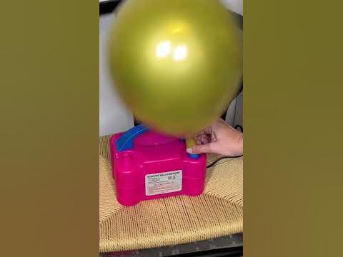 How to use an electric balloon pump!! Balloon decoration made easy