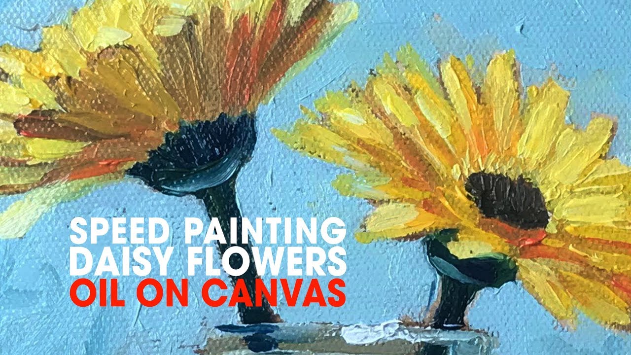 Oil Painting For Beginners Flowers Painting Inspired