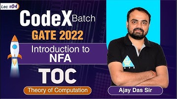 #04 | Introduction to  NFA | Theory of Computation By Ajay Das Sir | CS/IT | GATE 2022/23
