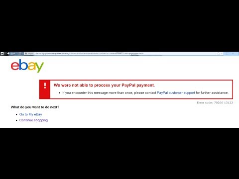 Image result for PayPal error code 10417 ebay