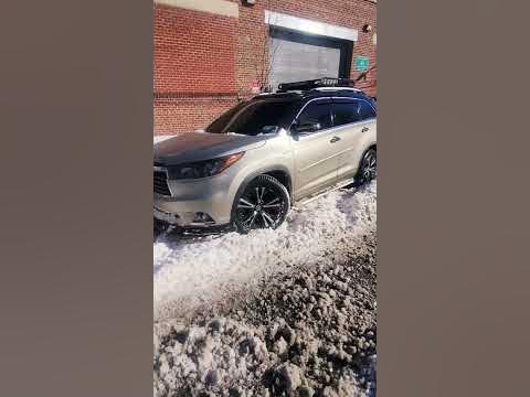 toyota highlander in snow - YouTube