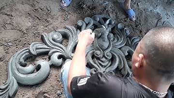 cách đắp hoa văn vòm tân cổ điển.