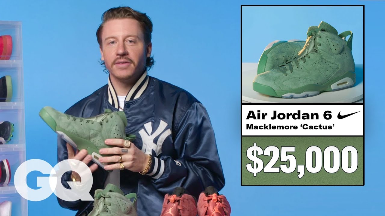 Macklemore Shows Off His Sneaker Collection 