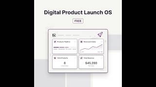 Digital Product Launch OS FREE Notion Template Plan Launch Track Your Products