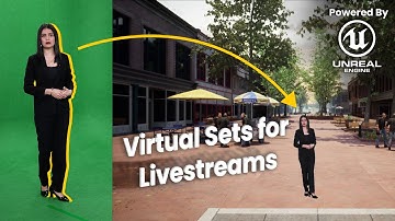 Unreal 3D Virtual Sets for Livestreams | @WASP3DOfficial Virtual Plus integrated with @UnrealEngine